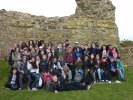 Hastings - Devant les ruines du château